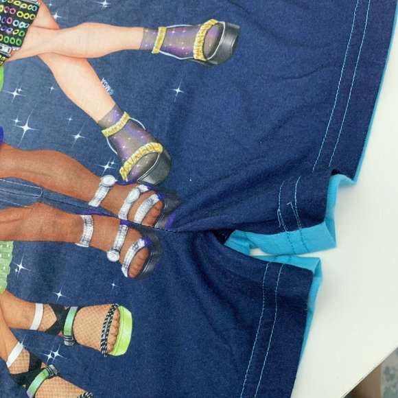 Rainbow High Pajamas Girls Size XS 4/5 Cozy Soft Romper One Piece Hooded NWT - Picture 4 of 8